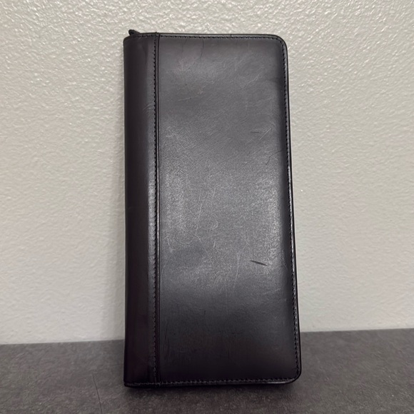 Vintage Coach zippered men’s leather  long wallet - Picture 1 of 12